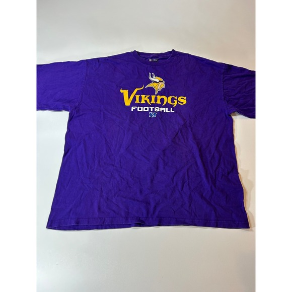 NFL Team Apparel Other - NFL Team Apparel T-Shirt Men's 2XL Purple Minnesota Vikings Football Graphic
